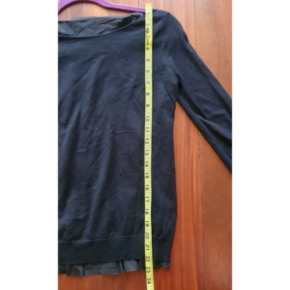 Joseph Top Crew Neck 3/4 SL  Silk Cotton Hab Sze S - Picture 8 of 9